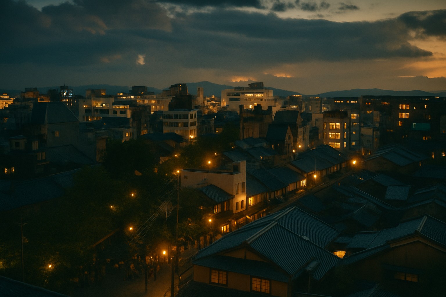 屋上からの景色